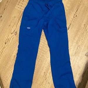 XS Cherokee workwear blue scrub pants